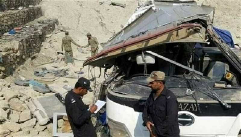 مصرع 40 شخصا على الأقل بانفجار حافلة ركاب جنوب غرب باكستان
