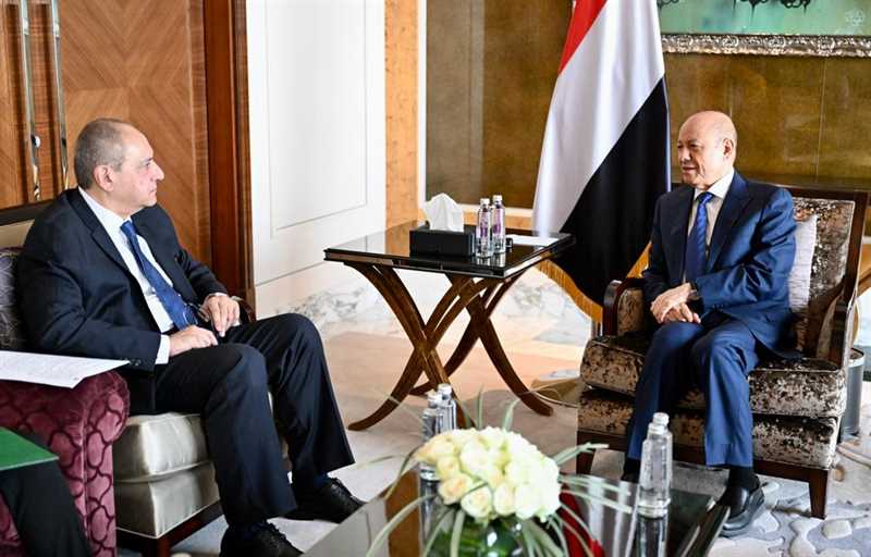 العليمي يبحث مع السفير المصري مستجدات الأوضاع في اليمن