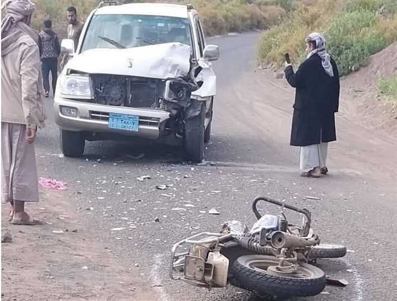 حوادث الدارجات النارية.. وفاة سائقين وإصابة ثالث في عدة بلدات بإب