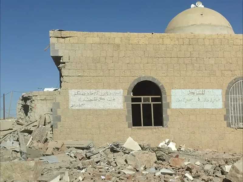 شبكة حقوقية: توثيق أكثر من 4.5 ألف انتهاك حوثي ضد المساجد في اليمن خلال 10 سنوات ونصف