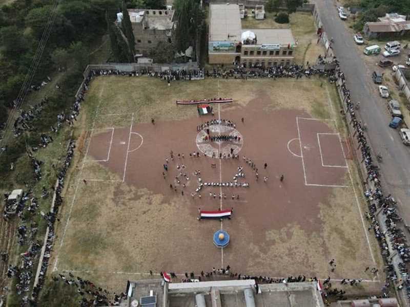 إب..مليشيا الحوثي تمنع توسيع ملعب رياضي في بعدان