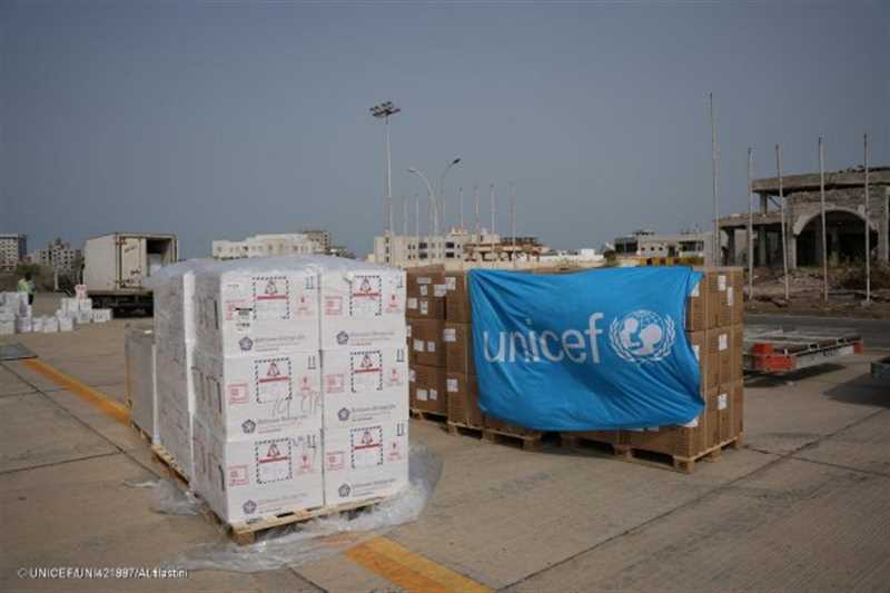 اليونسيف: وصول دفعة جديدة من لقاحات الحصبة إلى عدن