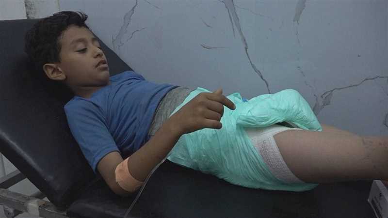 إصابة طفل برصاص قناص حوثي شرق مدينة تعز