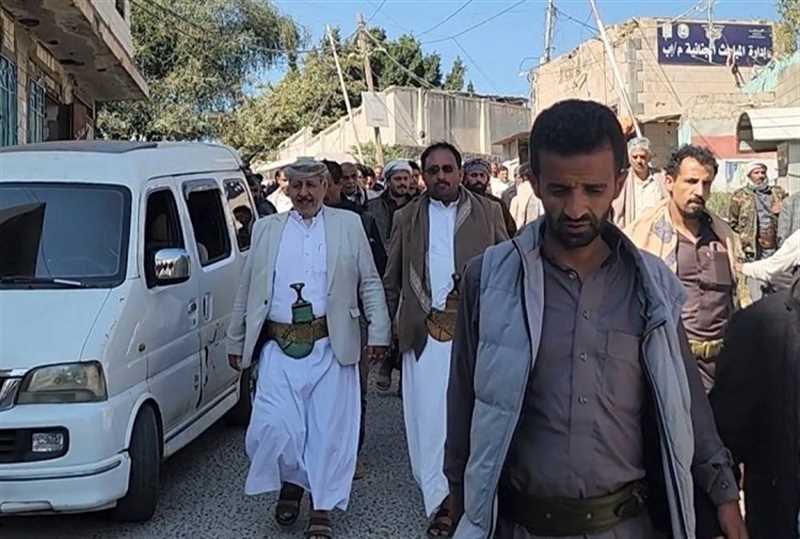 إب.. احتجاجات لأبناء بعدان للمطالبة بضبط عنصر حوثي متورط في قتل الشاب لؤي مرجان