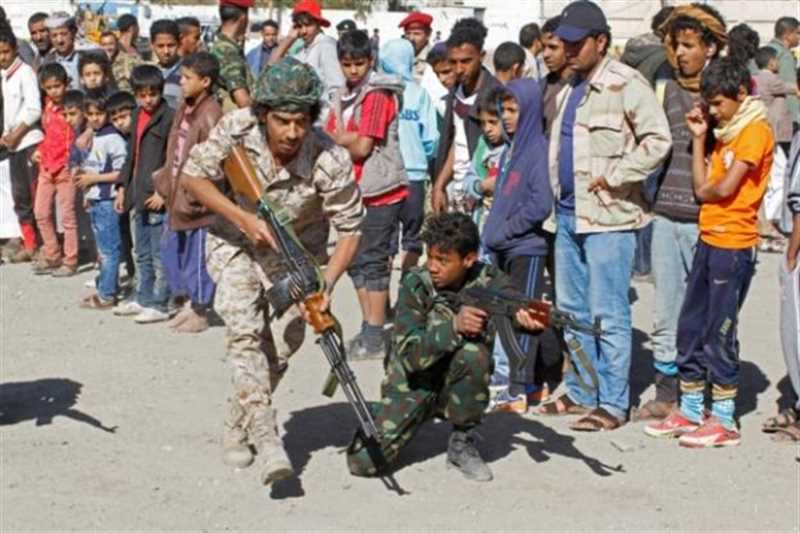 45 حالة تجنيد الشهر الفائت..منظمة حقوقية تدين استمرار مليشيا الحوثي في تجنيد الأطفال
