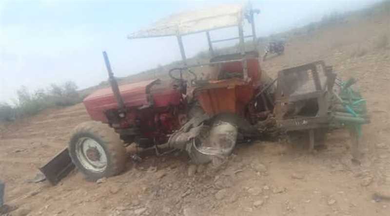 تعز.. إصابة مدنيين اثنين بانفجار لغم حوثي في موزع