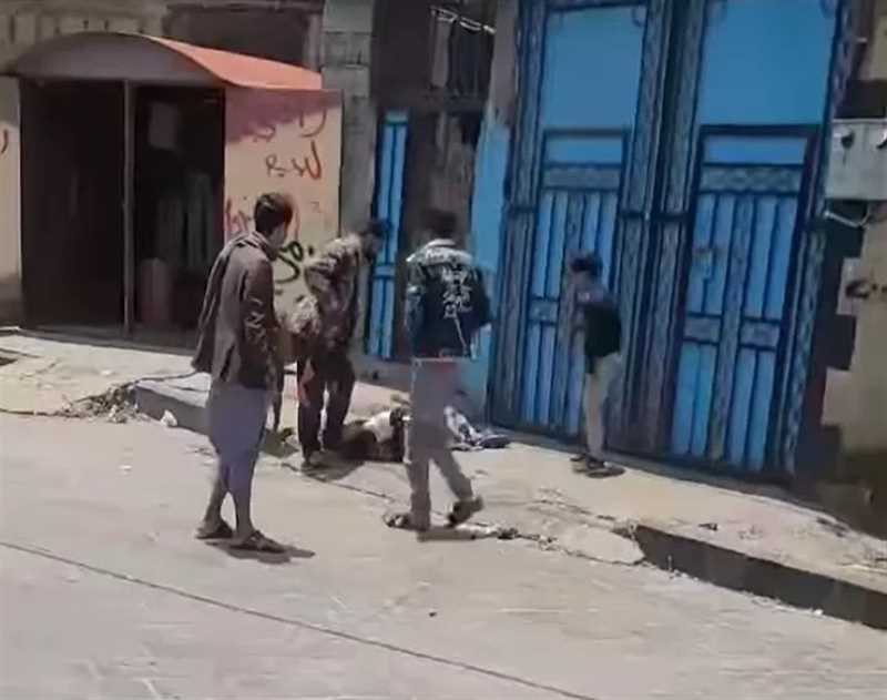 إصابة شخصين برصاص عنصر أمن حوثي بمدينة إب