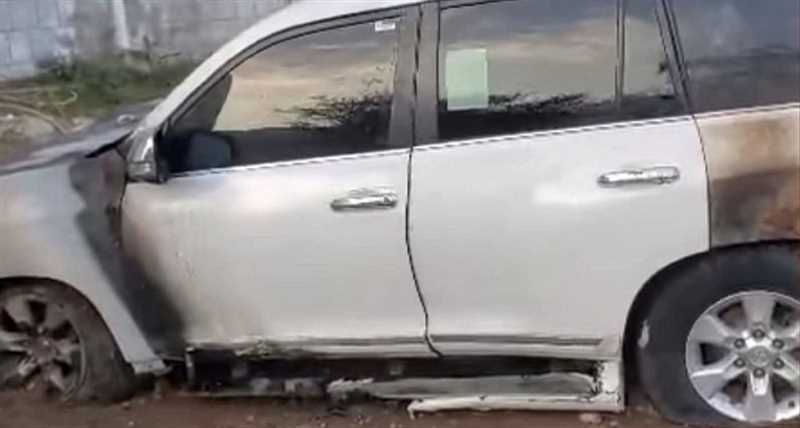 مجهولون يضرمون النار في سيارة مواطن شمالي إب