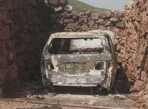  إب..مجهولون يحرقون سيارة محامٍ في ذي السفال