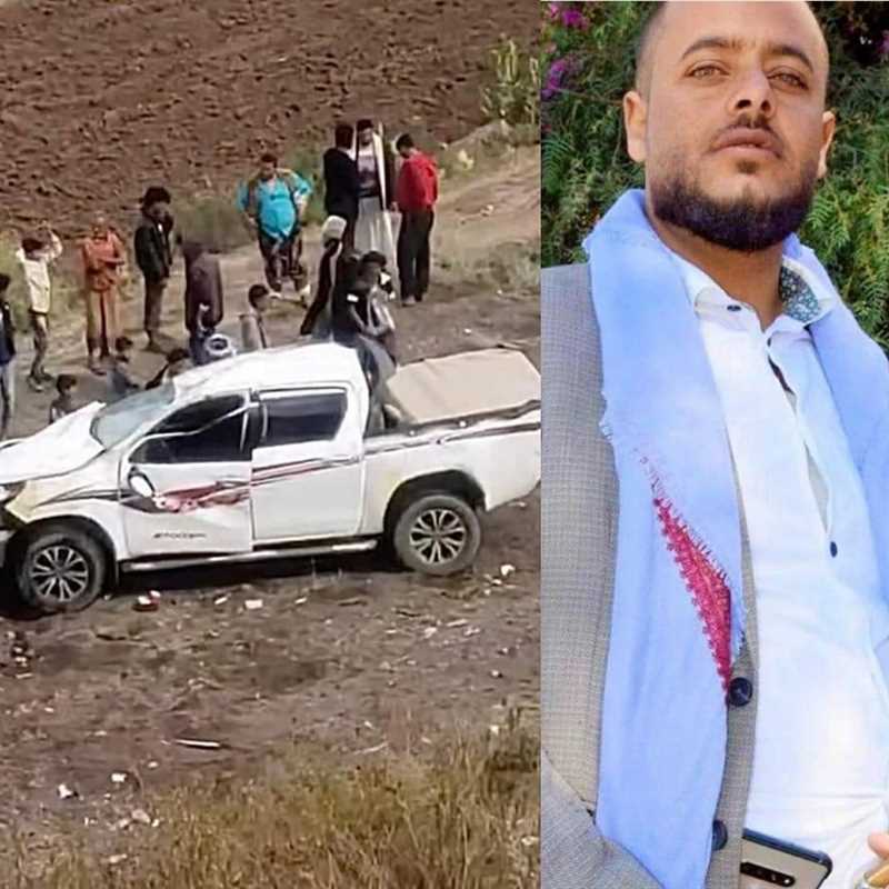 وفاة مواطن وإصابة ستة آخرون جراء حادث مروع في بعدان شرق إب