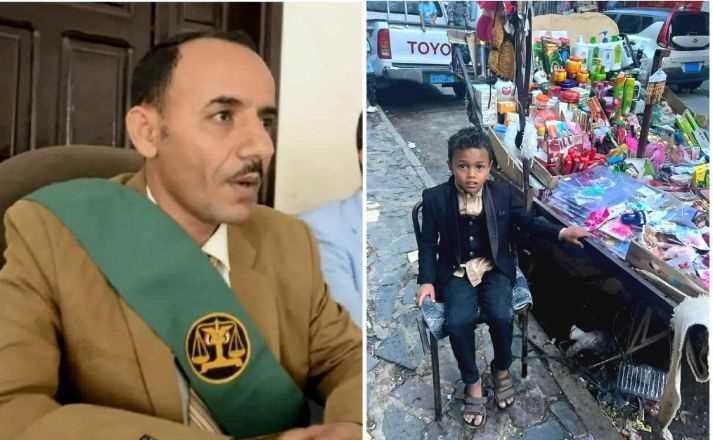 قاض حوثي في إب يعتقل والد وجد طفل تشاجر مع ابنه لإجبارهم على إبعاده قسراً من المدينة